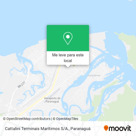 Cattalini Terminais Marítimos S / A. mapa