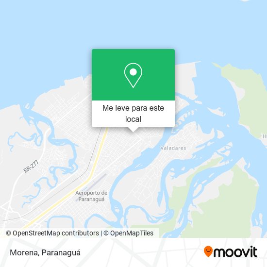 Morena mapa