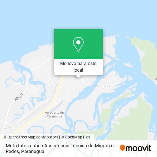 Meta Informática Assistência Técnica de Micros e Redes mapa