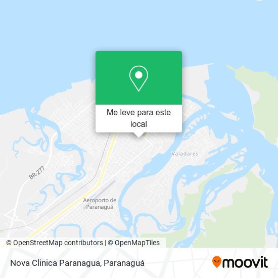 Nova Clinica Paranagua mapa