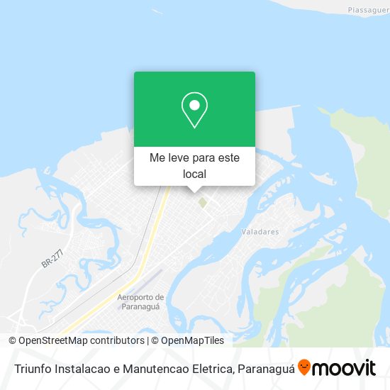 Triunfo Instalacao e Manutencao Eletrica mapa