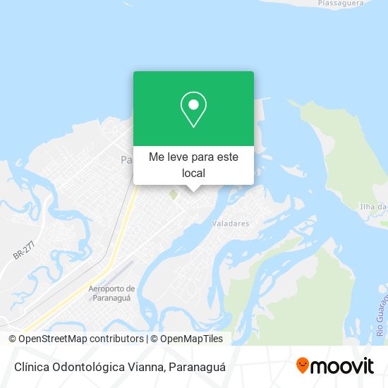 Clínica Odontológica Vianna mapa