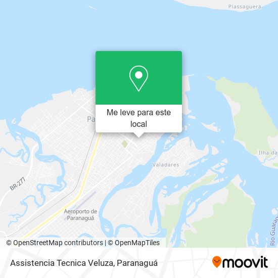 Assistencia Tecnica Veluza mapa