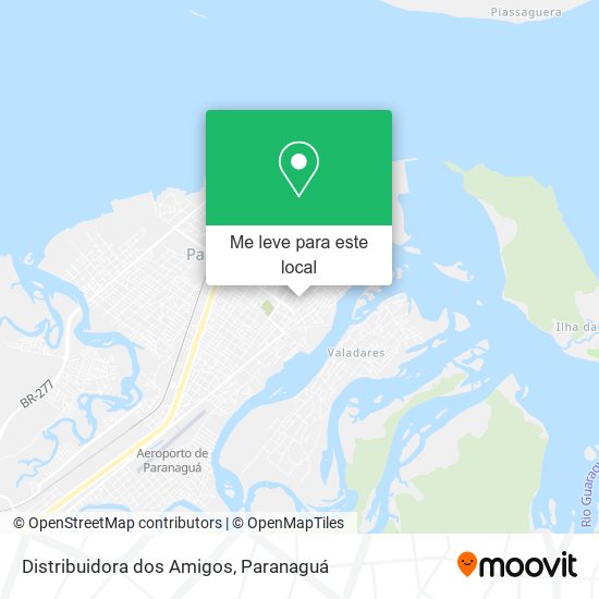 Distribuidora dos Amigos mapa