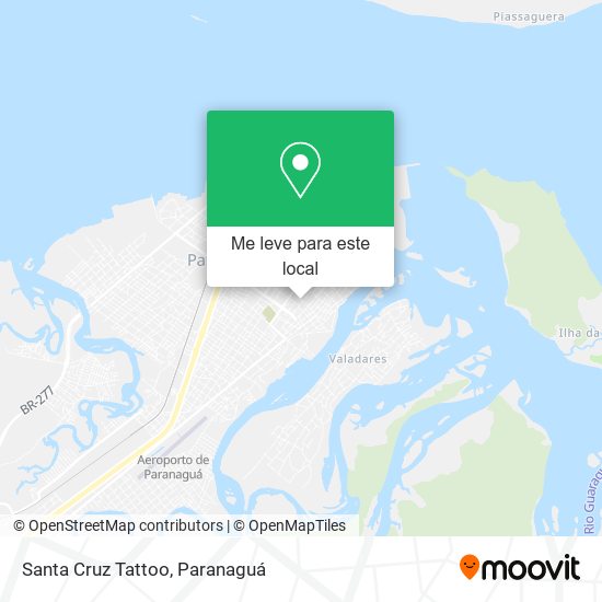 Santa Cruz Tattoo mapa