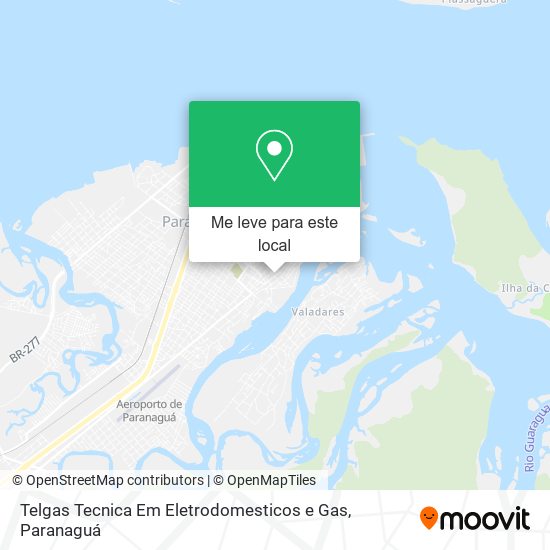 Telgas Tecnica Em Eletrodomesticos e Gas mapa