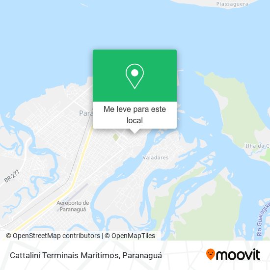 Cattalini Terminais Marítimos mapa