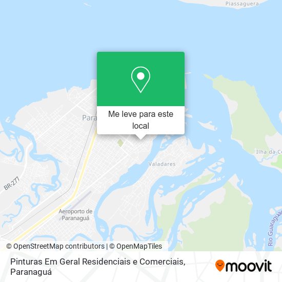 Pinturas Em Geral Residenciais e Comerciais mapa