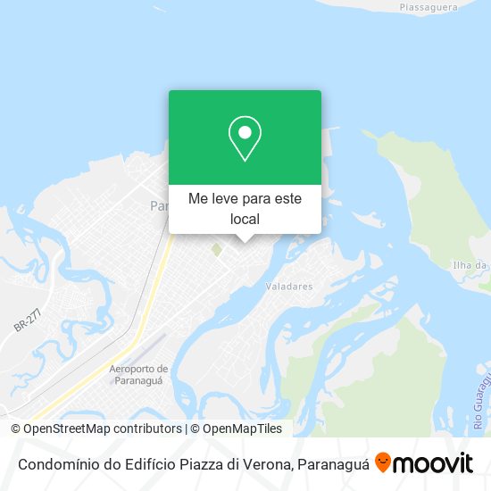 Condomínio do Edifício Piazza di Verona mapa
