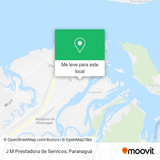 J M Prestadora de Servicos mapa