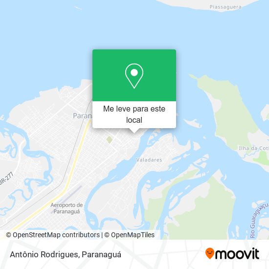 Antônio Rodrigues mapa