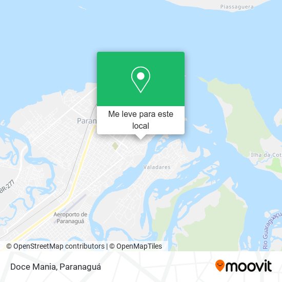 Doce Mania mapa