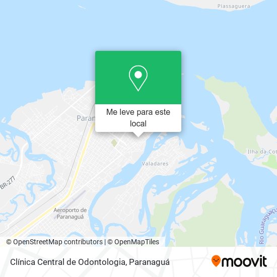 Clínica Central de Odontologia mapa