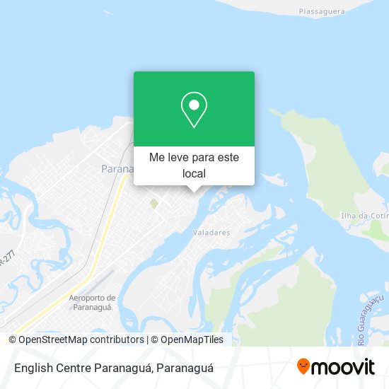 English Centre Paranaguá mapa