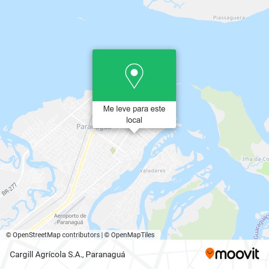 Cargill Agrícola S.A. mapa