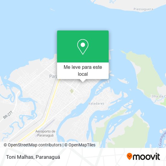 Toni Malhas mapa