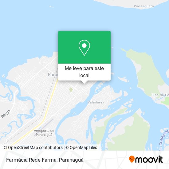 Farmácia Rede Farma mapa