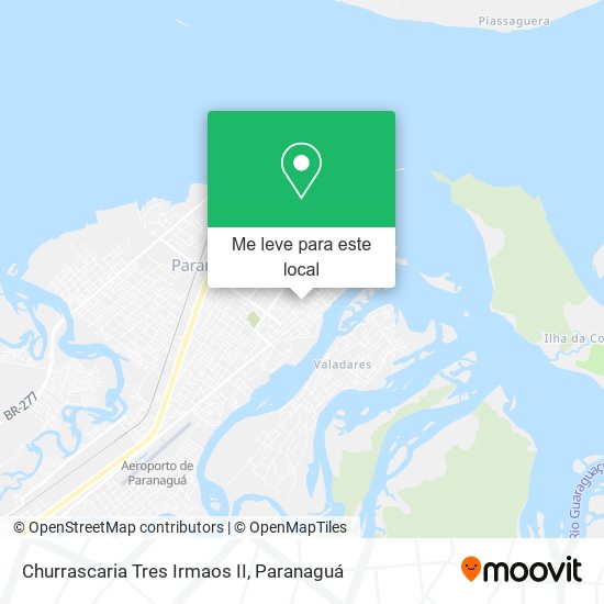 Churrascaria Tres Irmaos II mapa