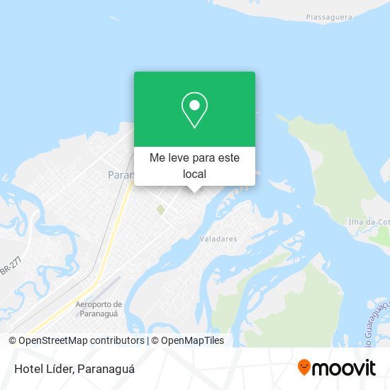 Hotel Líder mapa