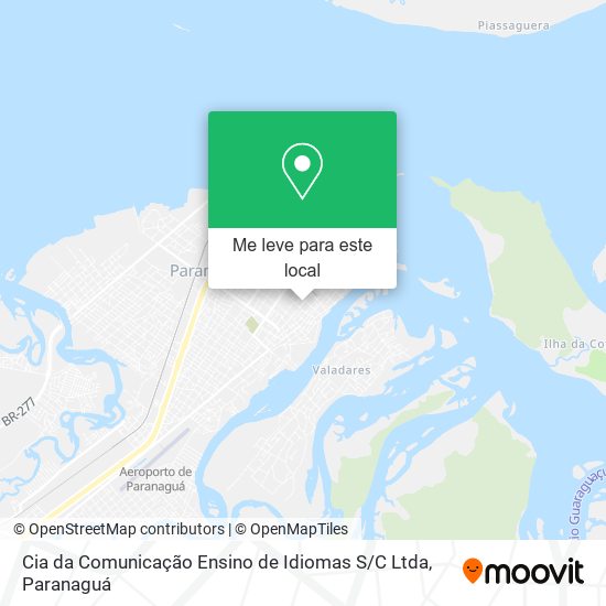 Cia da Comunicação Ensino de Idiomas S / C Ltda mapa
