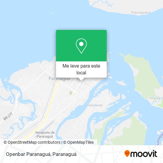 Openbar Paranaguá mapa