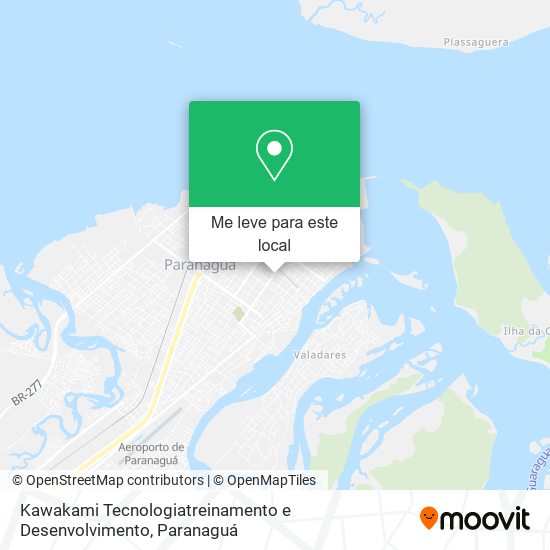 Kawakami Tecnologiatreinamento e Desenvolvimento mapa