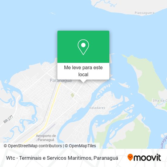 Wtc - Terminais e Servicos Maritimos mapa