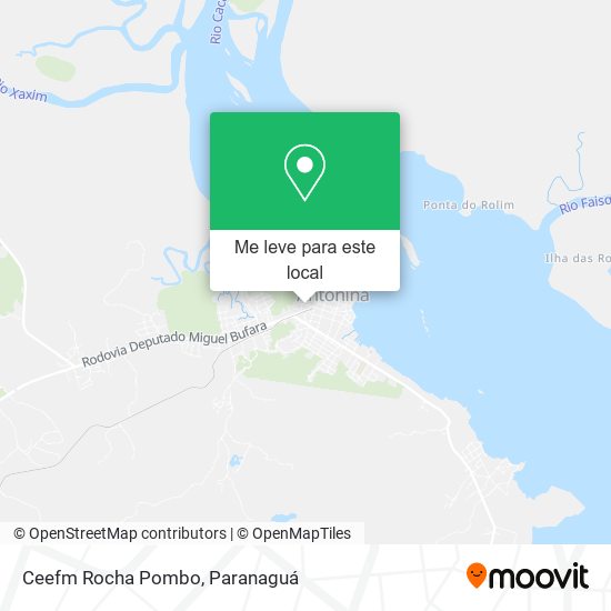 Ceefm Rocha Pombo mapa