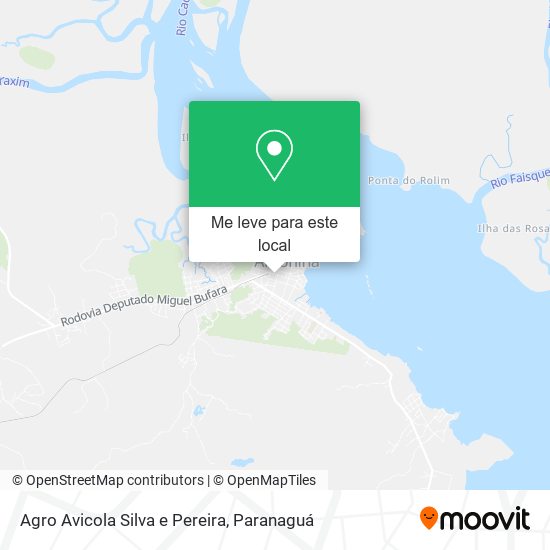 Agro Avicola Silva e Pereira mapa