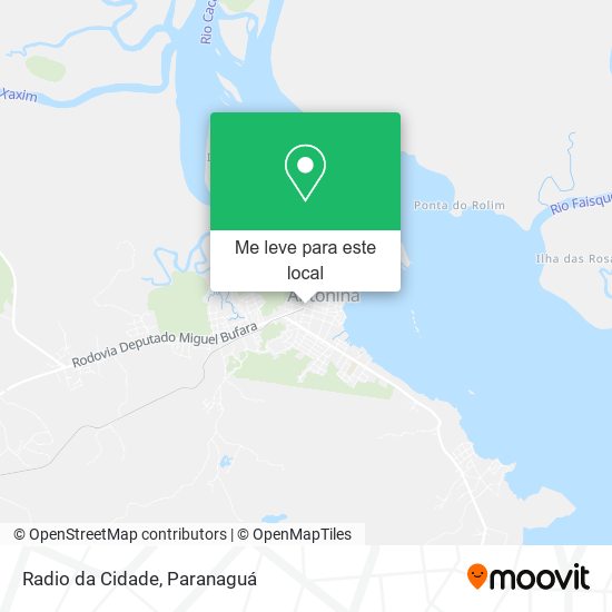 Radio da Cidade mapa