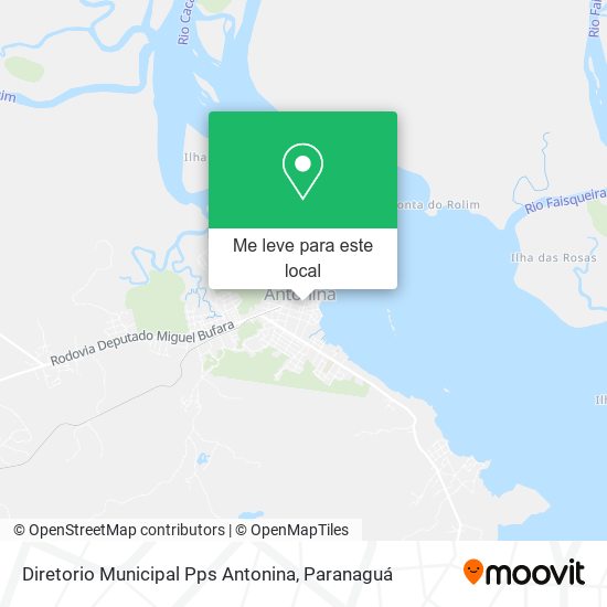 Diretorio Municipal Pps Antonina mapa