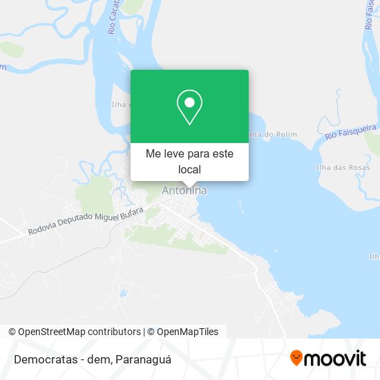 Democratas - dem mapa