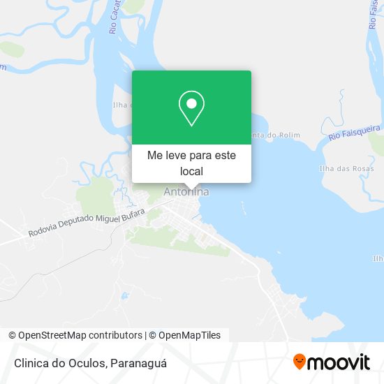 Clinica do Oculos mapa