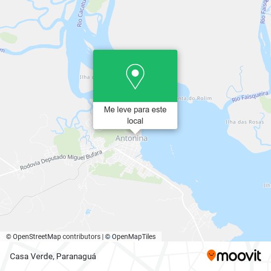 Casa Verde mapa