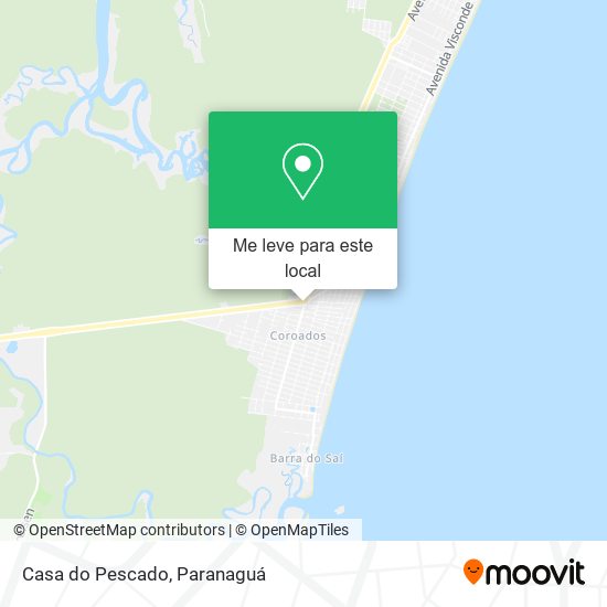 Casa do Pescado mapa