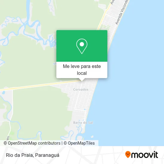 Rio da Praia mapa