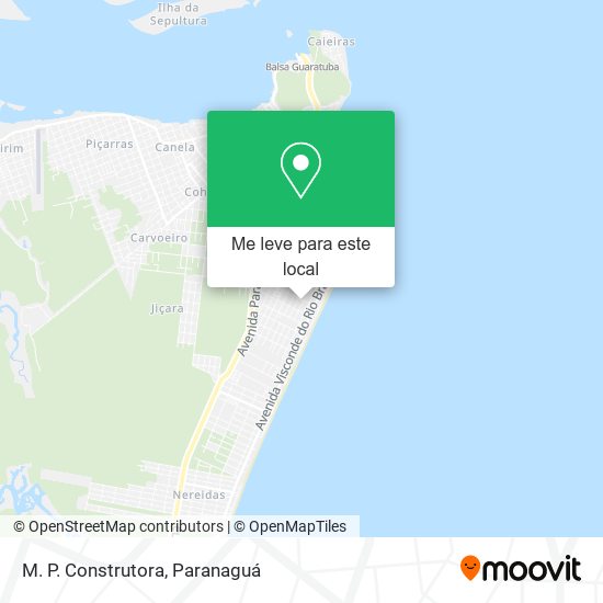 M. P. Construtora mapa