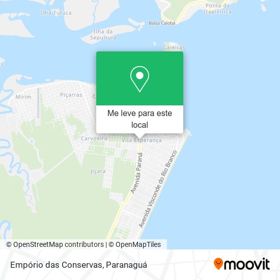 Empório das Conservas mapa