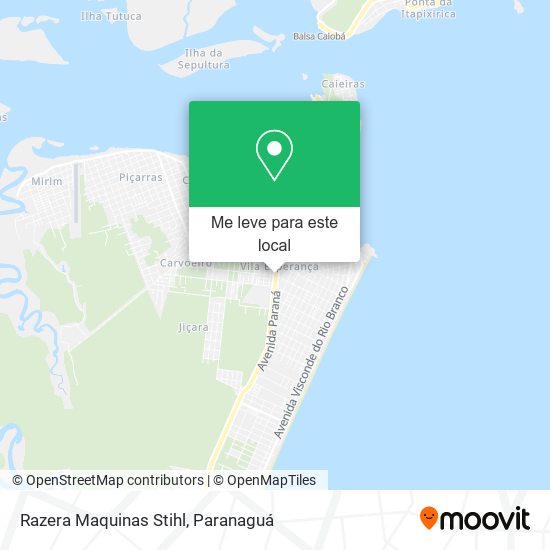 Razera Maquinas Stihl mapa