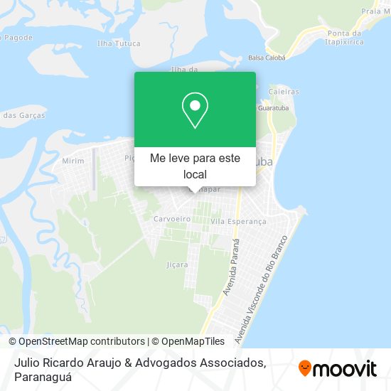 Julio Ricardo Araujo & Advogados Associados mapa