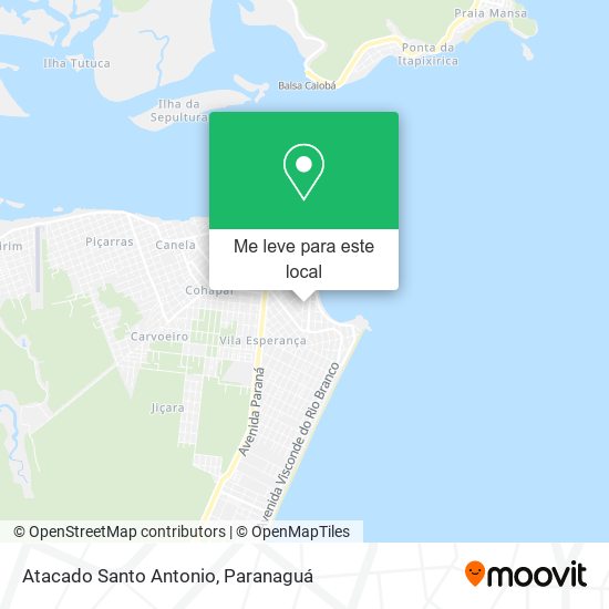 Atacado Santo Antonio mapa