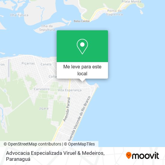 Advocacia Especializada Viruel & Medeiros mapa