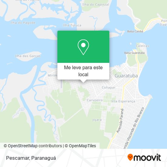 Pescamar mapa