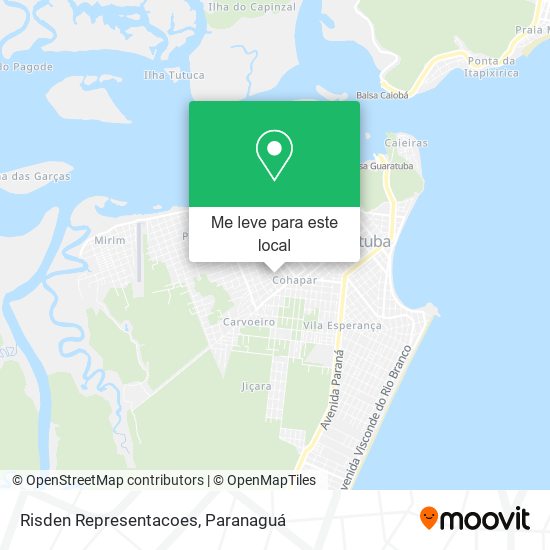 Risden Representacoes mapa