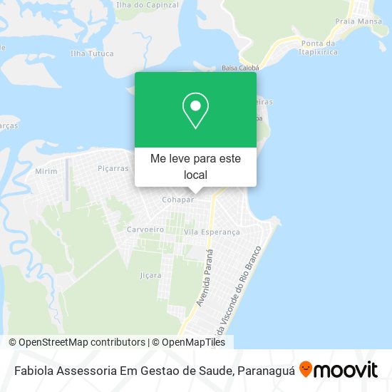 Fabiola Assessoria Em Gestao de Saude mapa