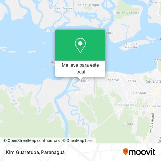 Kim Guaratuba mapa