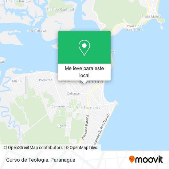 Curso de Teologia mapa