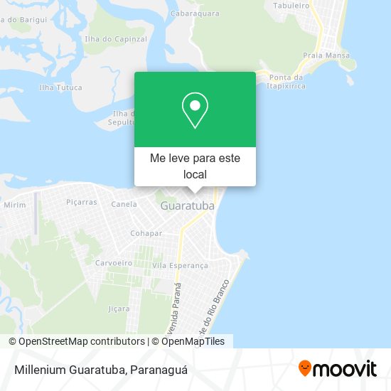 Millenium Guaratuba mapa