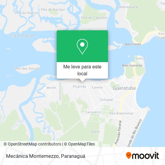 Mecânica Montemezzo mapa