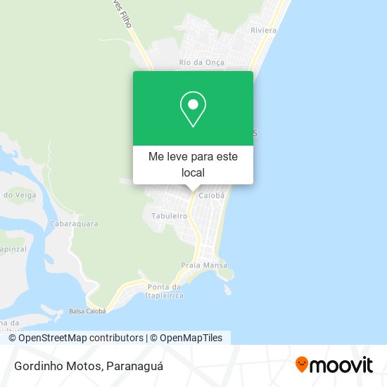 Gordinho Motos mapa